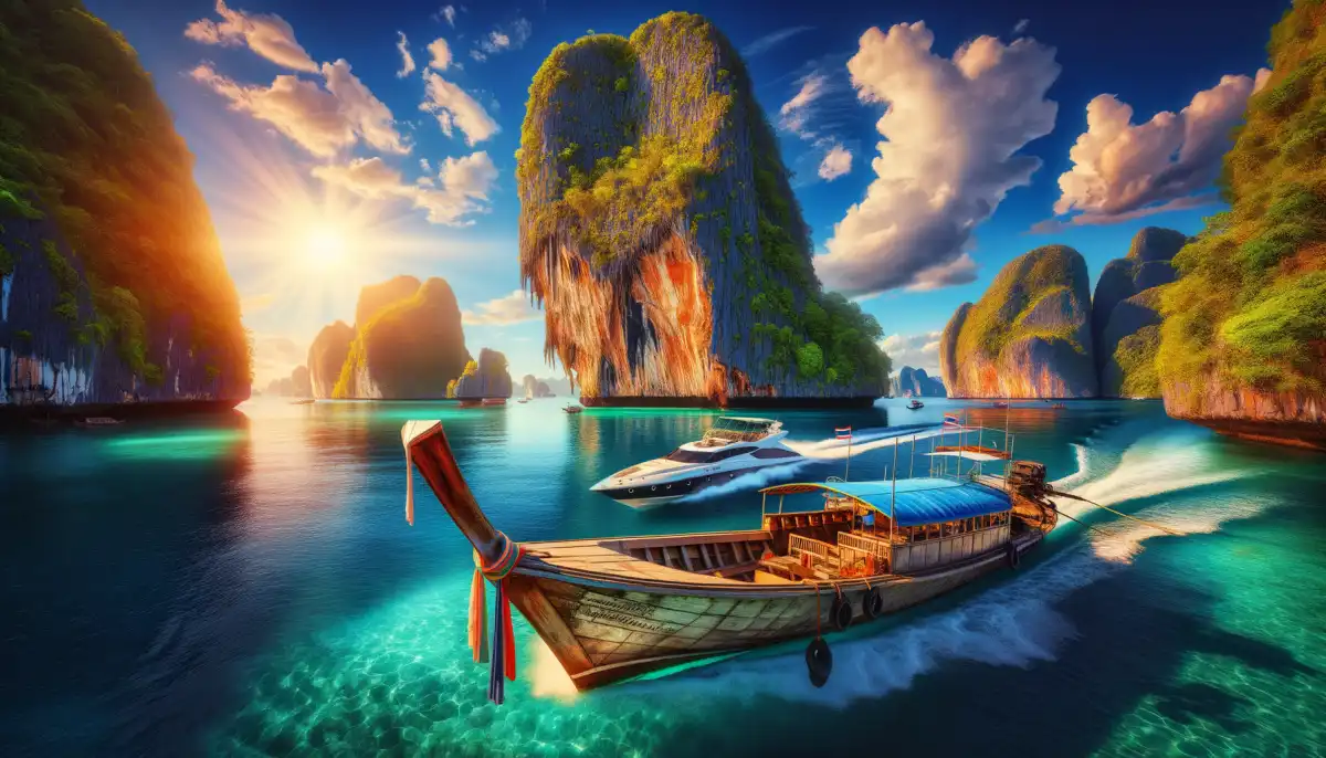 Koh Tapu (James Bond Island) in Phang Nga Bay -- a limestone pinnacle rising from emerald water
